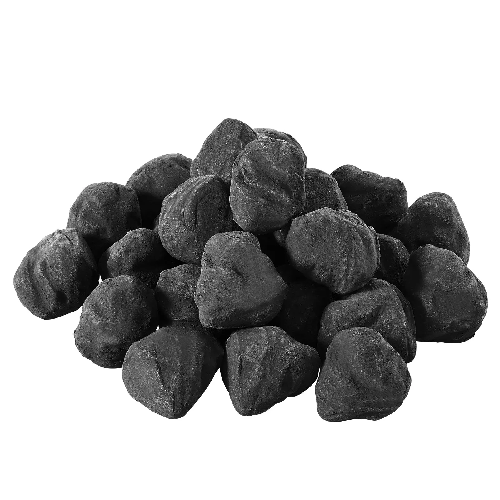 【Black Friday】VEVOR Lava Rocks, 1.2-2.0 inch 25 Pcs Fire Stones Lava Rocks For Fire Pit, Reusable Fire Pit Stones Indoor and Outdoor Use, Decorative Firepit Rocks for Propane/Gas Fireplace, Stove, Courtyard, Camping