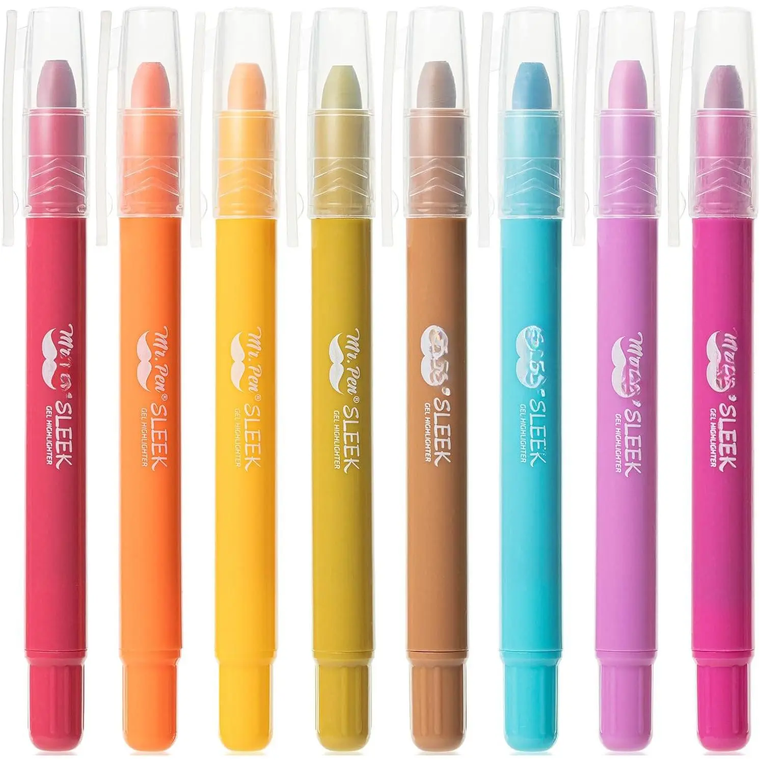 - No Bleed Gel Highlighters, Dark Sunshine & Smiles, 8 Pack |  Highlighters and s No Bleed,  Markers for Study, Journaling, School Supplies and Accessories