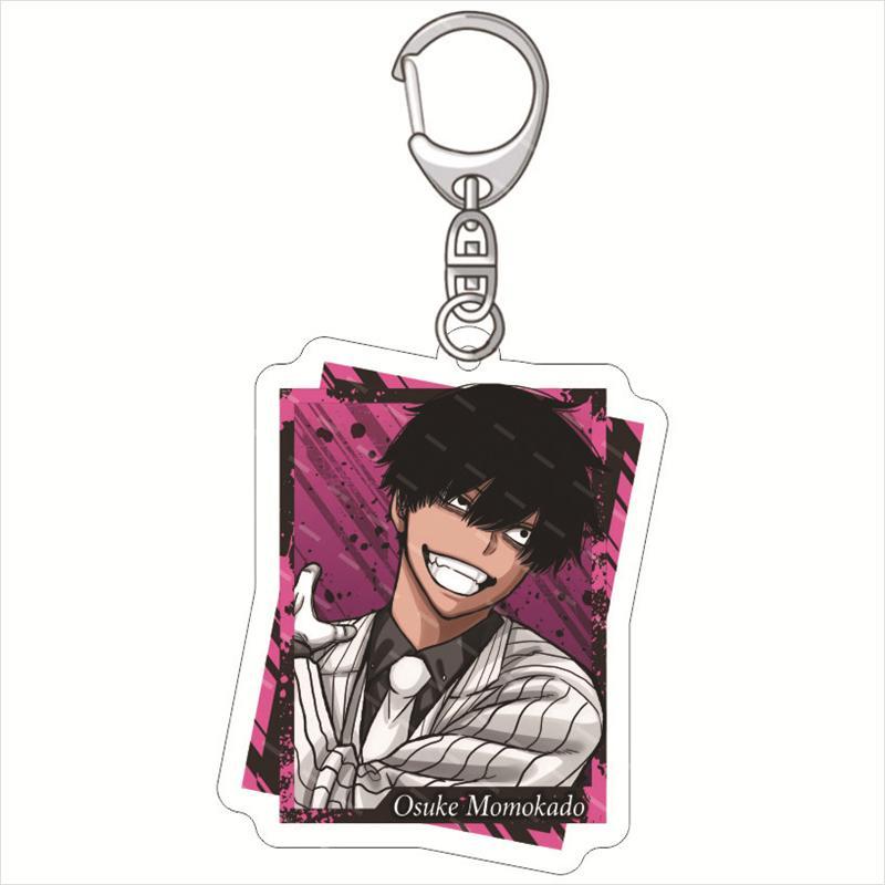 Manga Tougen Anki Acrylic Key Chain Figure Ikari Yaoroshi Shiki Ichinose Naito Mudano Cosplay Costume Key Tags Backpack Pendant
