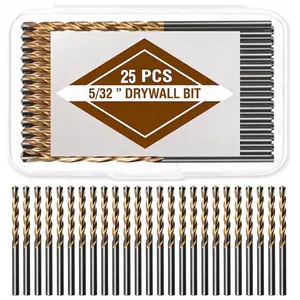 This Is What A Man's Tool Looks Like 25 Pcs Drywall Cutting Bit, 5/32 Inch Spiral Rotary Cut Out Bits, High Speed Steel Guide Point Drywall Router Bits for Drywall and Gypsum Board, Outlet Boxes and Wall Openings