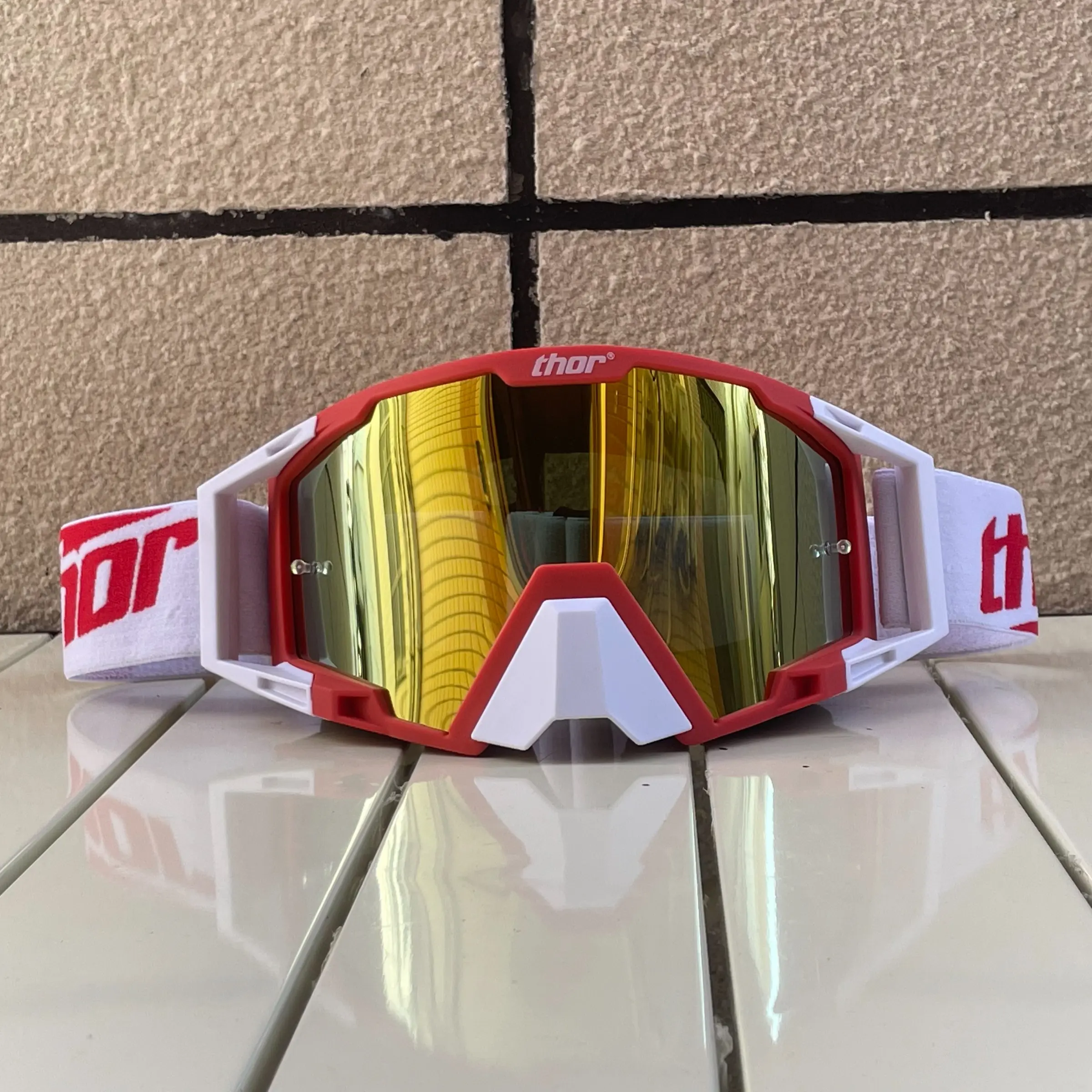 Professional Off-Road Motorcycle Motocross Goggles, Rally Racing Cycling Goggles, Windproof Dustproof HD Goggles, Outdoor Sports Riding Goggles