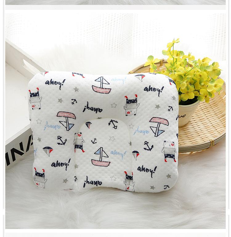 Soft Organic Cotton Baby Pillow for Newborn Comfort