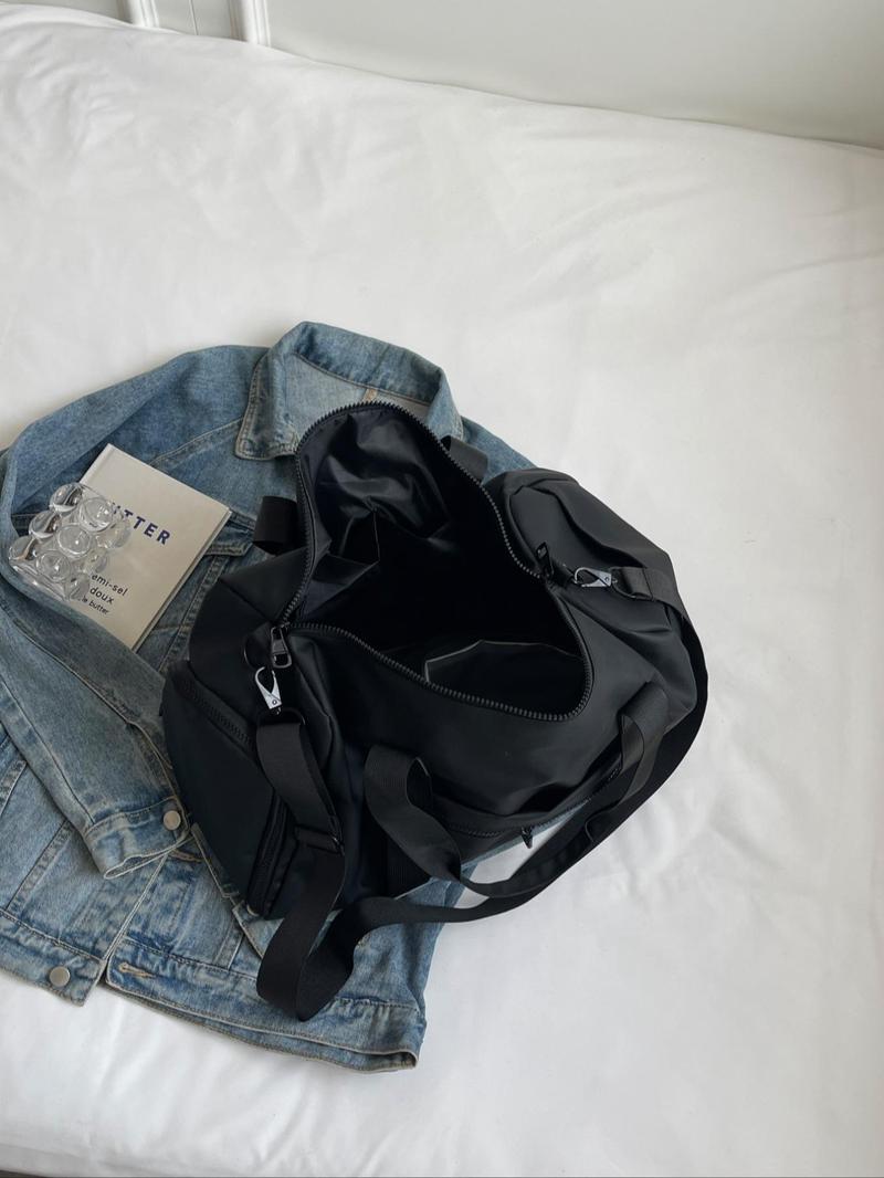 Short trip bag handbag large capacity multi-functional sports yoga bag dry and wet separation independent shoe compartment, tote bags for school, tote bag for work, essential for travel and outing, Travel Duffle Bag