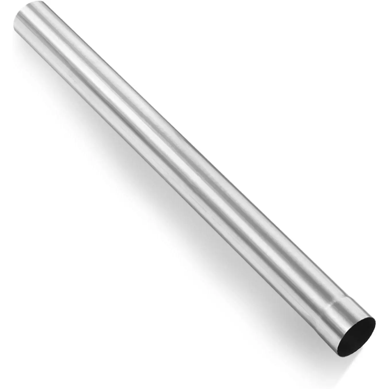 2.5 Inch Exhaust Pipe, 2.5'' Stainless Steel Straight DIY Custom Mandrel Exhaust Pipe, 40 Inch Length, 2.5'' OD Mandrel Straight Pipe