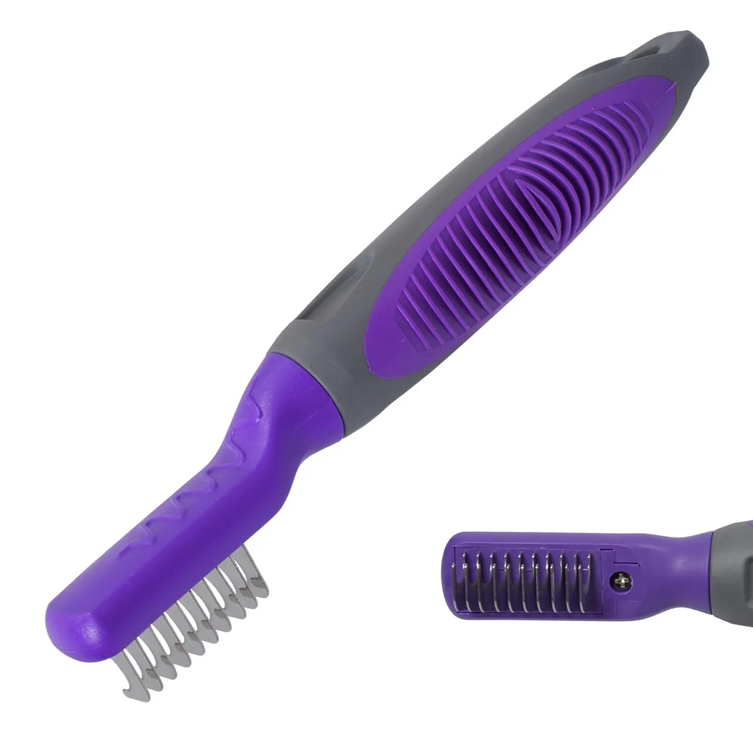 Cat and Dog Dematting Tools Single Sided Dog and Cat Dematting Comb - for All Pets - Effortlessly Removes Tangles, Mats, and Loose Fur - Safe, Easy Grooming for Cats and Dog - Large
