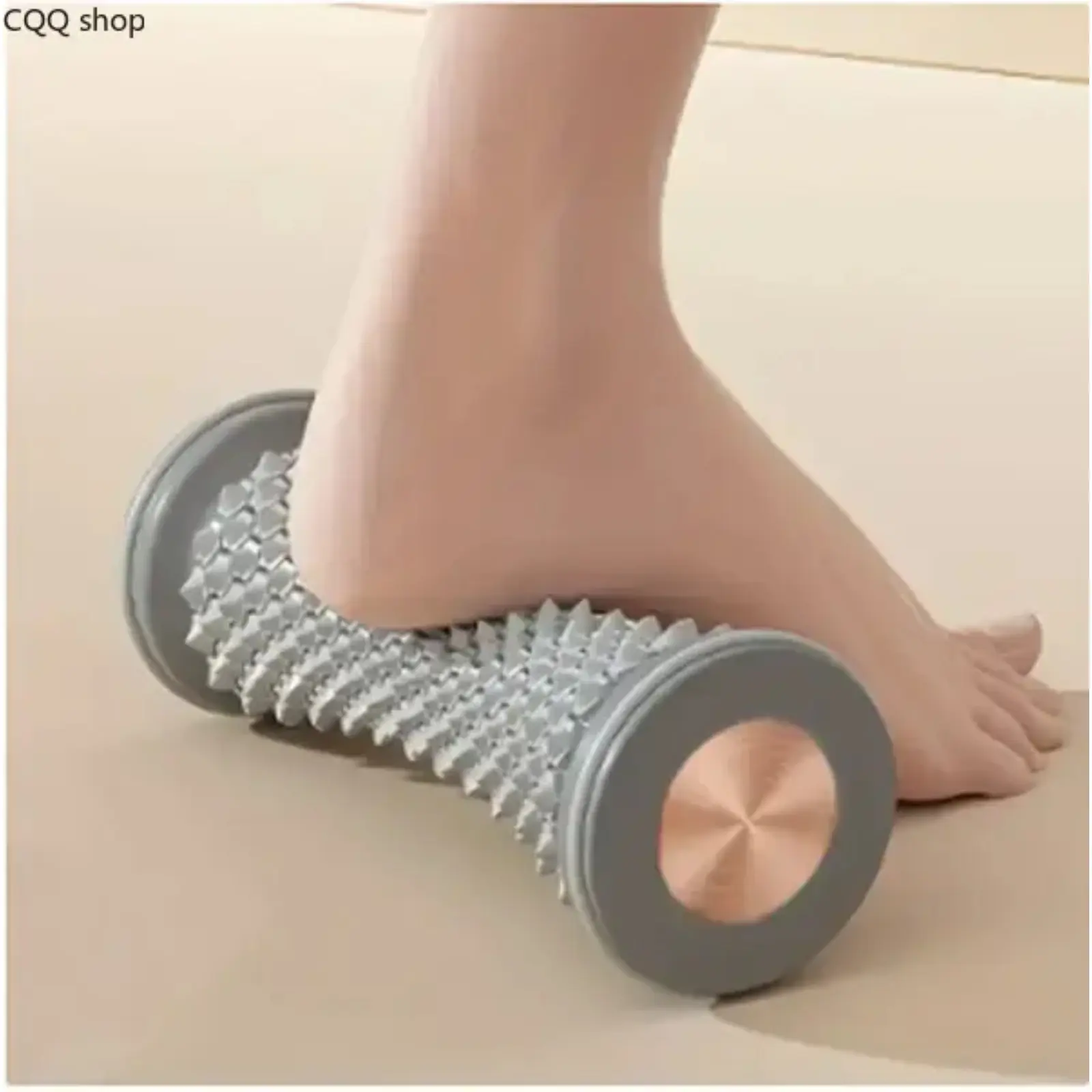 Foot massage roller—an ergonomic foot massager designed to relieve pain in the arches and heels, ideal for sore and tired feet, and a portable foot massager suitable for both home and office use