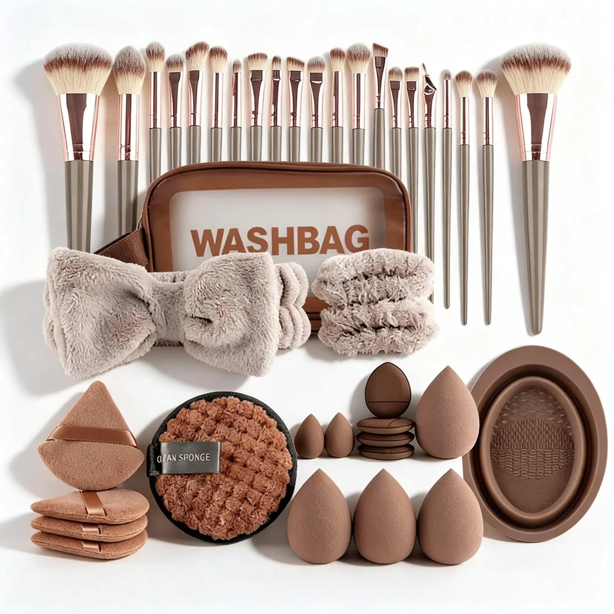 Professional All-In-One Makeup Tool Set, Assorted Beauty Accessories, Daily Cosmetic Kit for Women, Essential Beauty Tools, Makeup Tools Gift