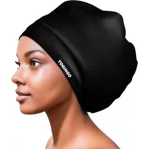 Extra Large Swim Cap for Women and Men Adult Youth,Waterproof Silicone Swim Cap for Very Long Hair, Thick Curly Hair & Dreadlocks Braids Weaves Afro Hair