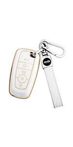 for Ford Key Fob Cover with Keychain,Key Fob Cover Case Shell for Ford Explorer Fusion Escape Edge Expedition F150 F250 F350 F450 F550 Maverick Mustang 3/4/5 Buttons Smart Key (Black) for Ford Key Fob Cover with Keychain,Key Fob Cover Case Shell for Ford Explorer Fusion Escape Edge Expedition F150 F250 F350 F450 F550 Maverick Mustang 3/4/5 Buttons Smart Key (Black)