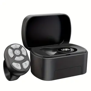 Wireless Remote Control Accessory for Short Video App, Bluetooth-compatible Scrolling Ring, Page Turner Compatible with Kindle APP, Wireless Camera Remote Shutter Compatible with iPhone iPad Android Smartphone
