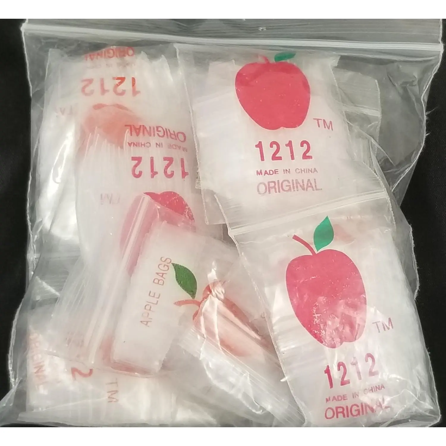1212  Mini Ziplock 2.5mil Plastic Bags 1/2" x 1/2" Reclosable Baggies (Clear, 1000 Bags)