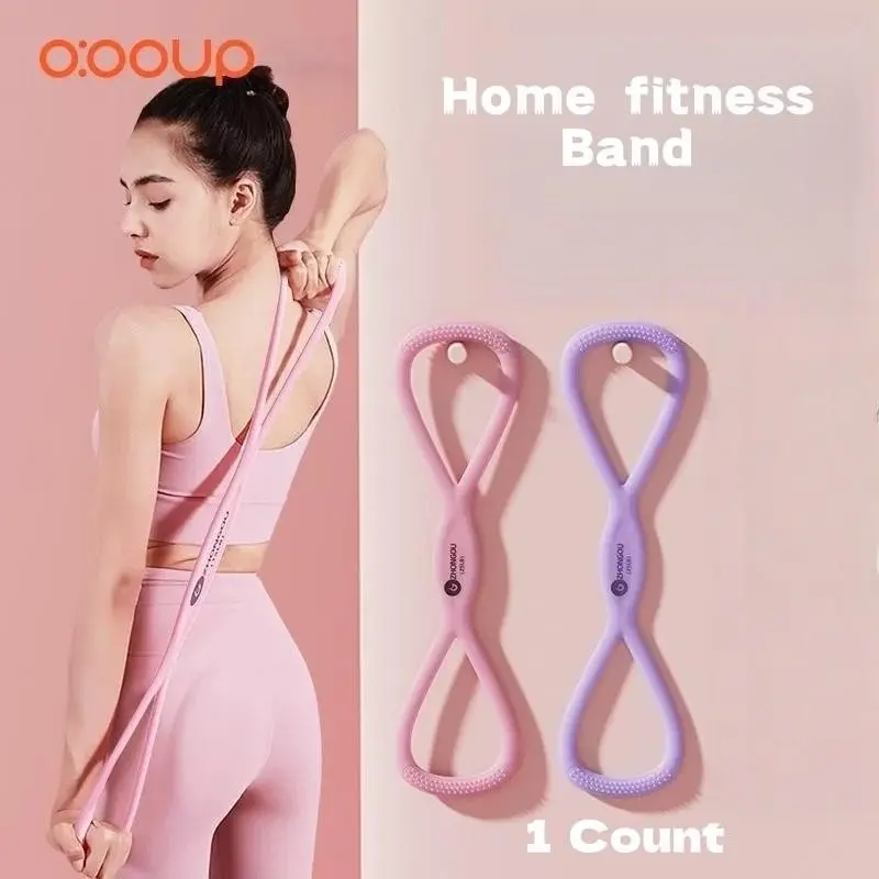 8-Figure Resistance Band – Portable Arm & Chest Expander for Home Gym, Yoga & Pilates | Lightweight Travel Workout Equipment for Strength Training