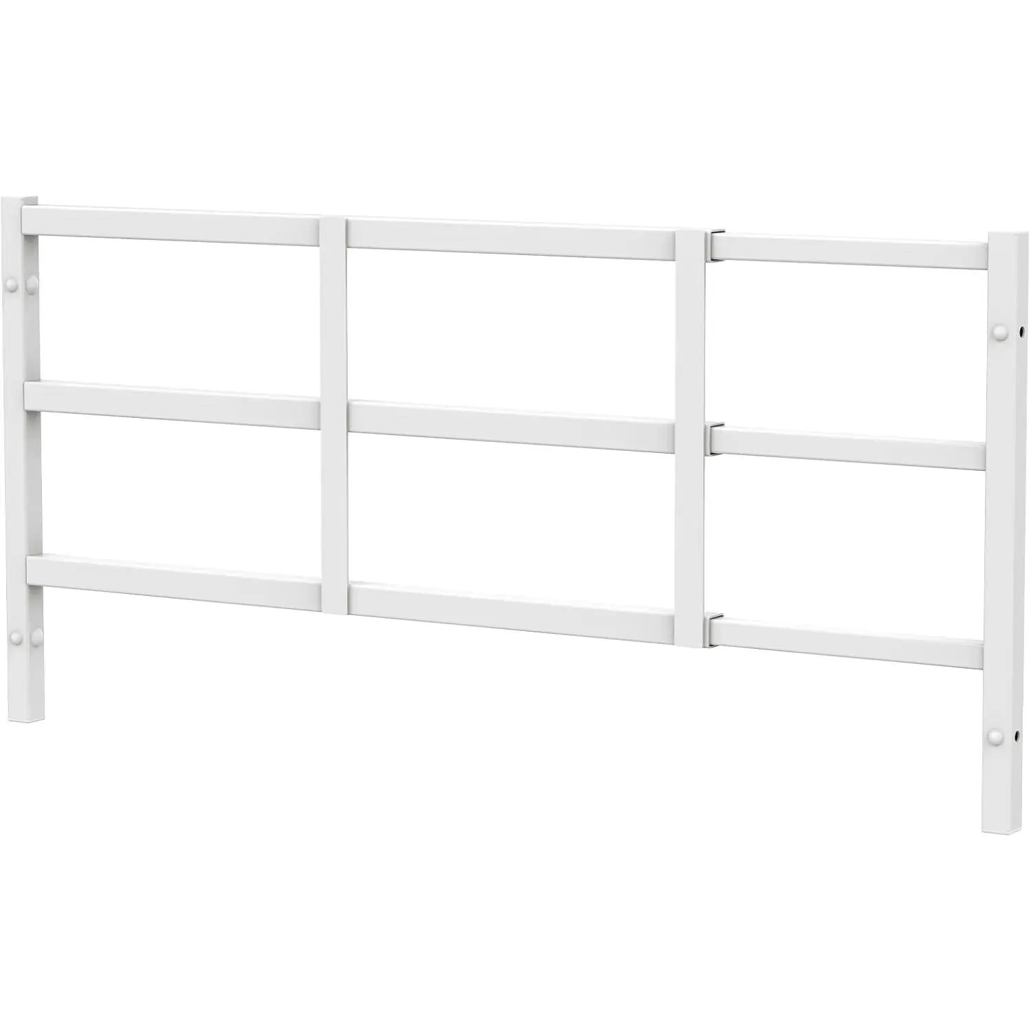 Fixed Window Safety Guard 14”x 38” Adjustable Width Prevents Accidental Falls, Non-Egress, Tamper Resistant Screws Included, White, Single Pack