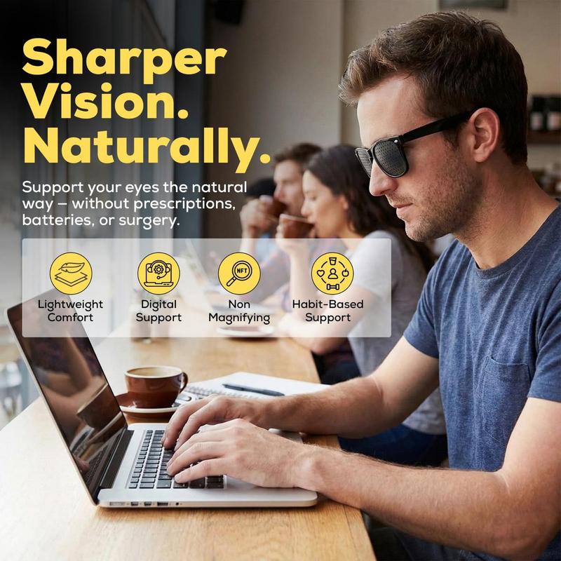 Pinhole Vision Correction Glasses – Naturally Improve Focus & Clarity