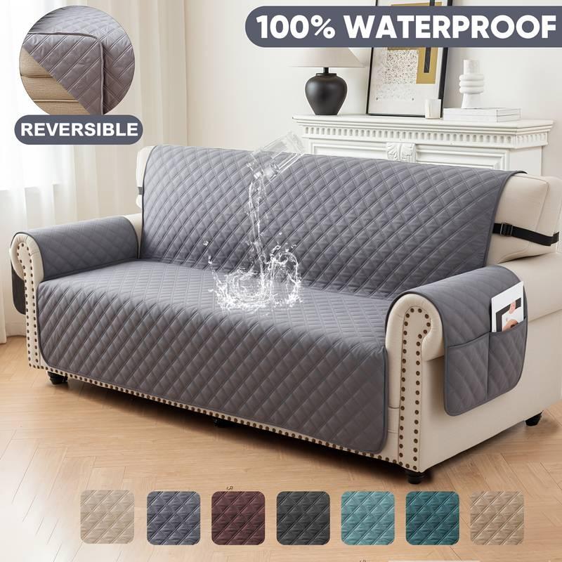 Soft Stretch Recliner Slipcover | 92% Polyester + 8% Spandex, High Elasticity Full Coverage, Anti - Slip Pockets,Prevent pet scratching, Machine Washable for Sofa Recliner Chairs