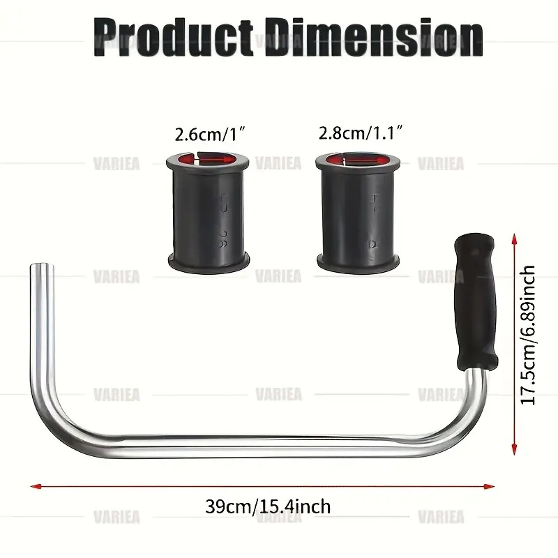 Adjustable Trimmer Grip, Ergonomic Auxiliary Handle for Lawn Mower, Garden Cutting Tool Accessory, Grass Trimmer, Lawn Care, Gardening Supplies