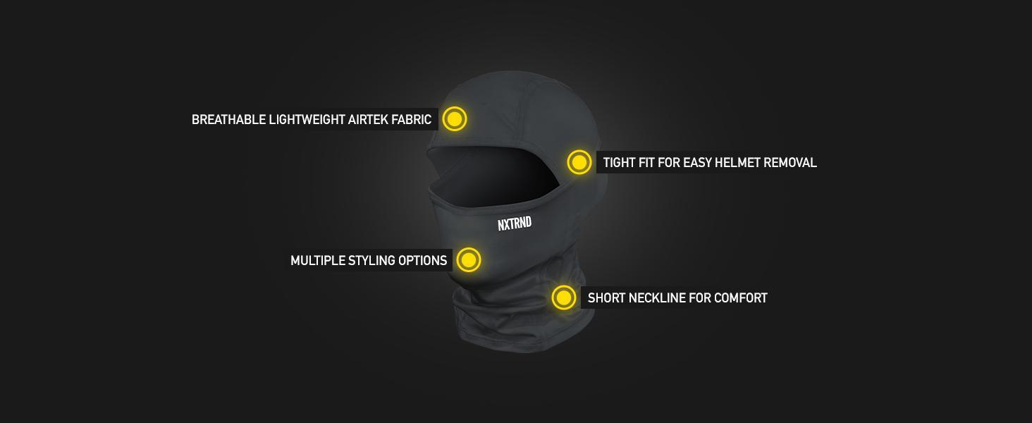 Breathable Ski Mask, Lightweight Balaclava, Moisture-Wicking Shiesty