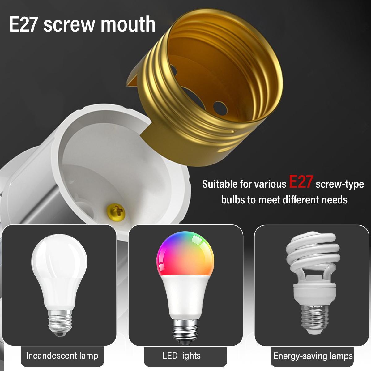 Motion Sensor E27 Light Socket Converter, Adjustable Delay Time Switch, Color Temperature Control, Base, Home Use Bulb Adapter Motion Sensor E27 Light Socket Converter, Adjustable Delay Time Switch, Color Temperature Control, Base, Home Use Bulb Adapter