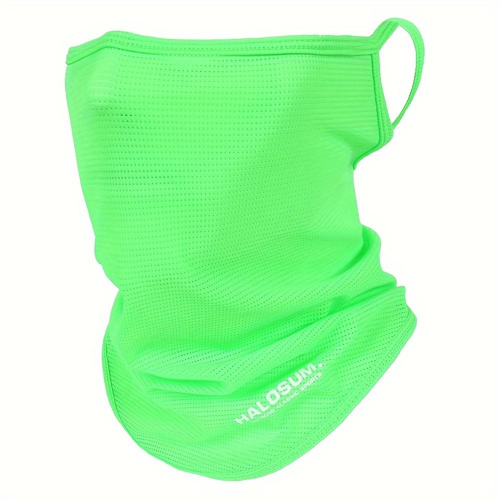 Summer unisex ice silk face covering sports face towel with lightweight mesh design