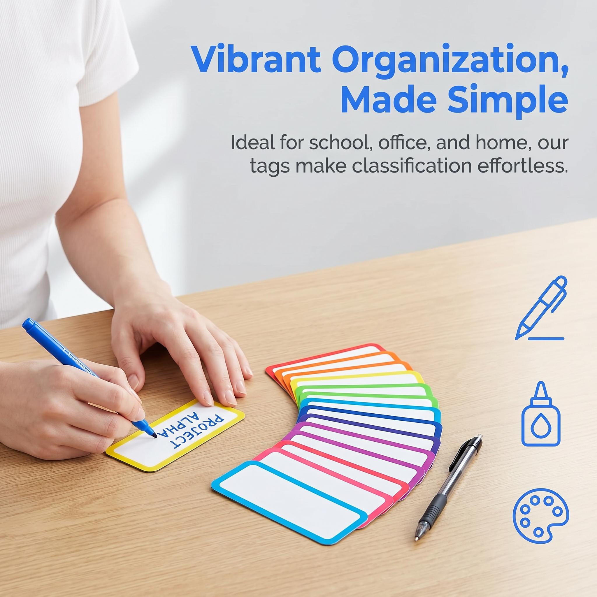 30pcs/set Magnetic Whiteboard Refrigerator Magnets, Random colors, Erasable Magnetic Whiteboard Sticker, Reusable Magnetic Labels for Home Office School, Fridge Magnets-MM2