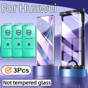 3-Pack Huawei Mate P Nova Screen Protector, HD Ceramic Film, Easy Install, Scratch-Resistant, Durable, Not Tempered Glass