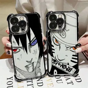 Cartoon N-N-arutos S-Sasukes Head Case for iPhone 17,16,15,14,13,12,11,Pro,Max,Plus Phone Cover Soft Cover