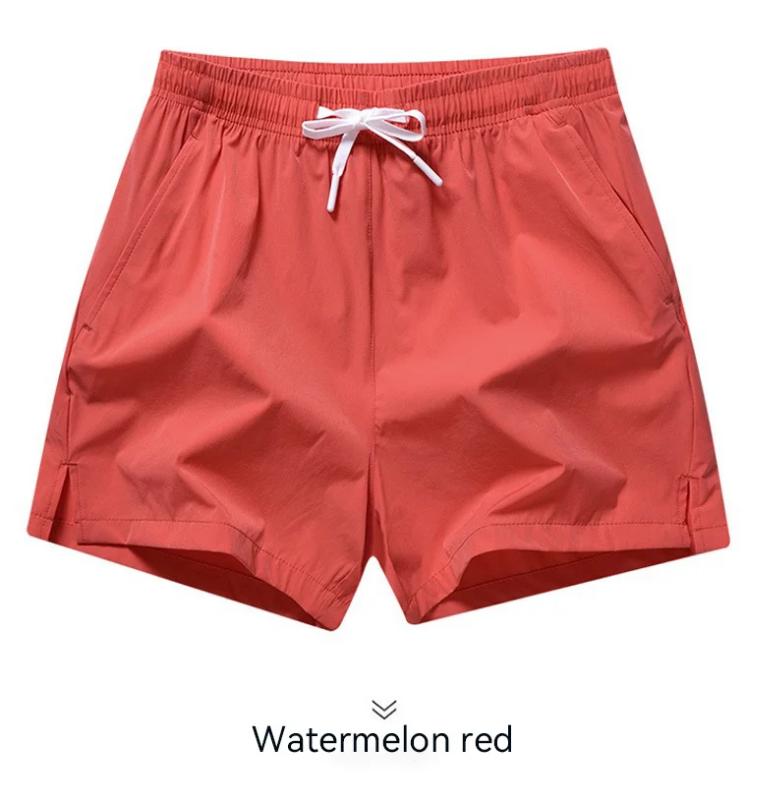 Kyn Apparel Summer Men Ice Silk Shorts Quick Drying Running Gym Pants Homme Surf Ventilate Drawstring Casual Outdoor Sport Couple Short