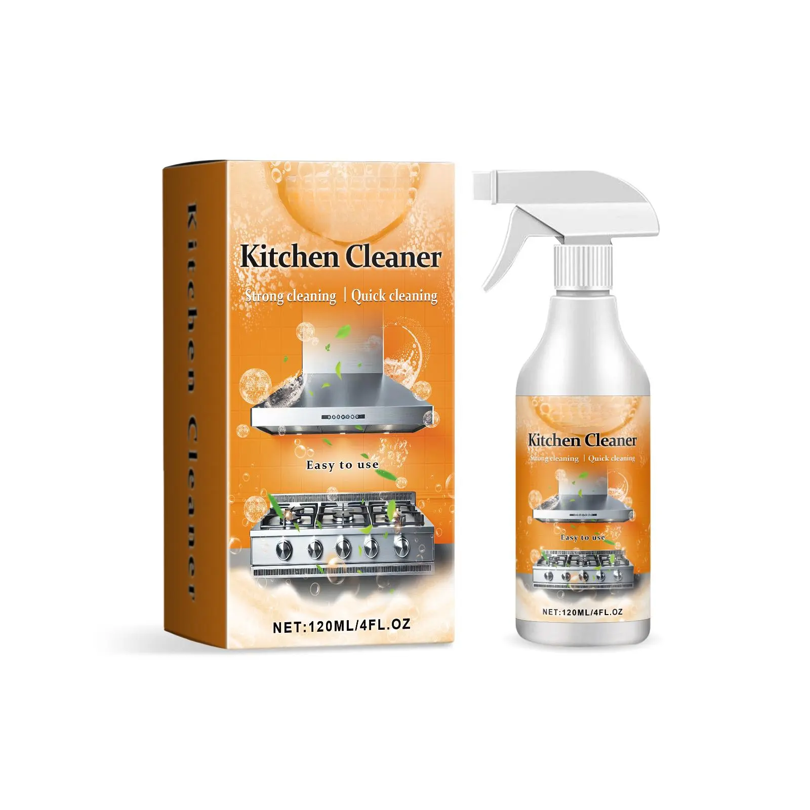 Multi-Function Nano Foam Spray Cleaner - Powerful Pine-Scented All-Purpose Cleaner with Fatty Alcohol Polyoxyethylene Ether AEO7 for Kitchen Countertop Grease, Stove Dirt - Home Care Supply for Stubborn Stains