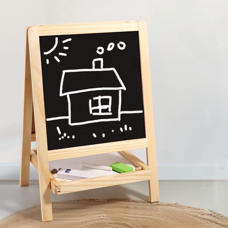 Double-sided Drawable & Writable Drawing Board, 1 Set Foldable Erasable Drawing Boards with Accessories, Creative Learning Toy for Teacher & Students, Writing Board