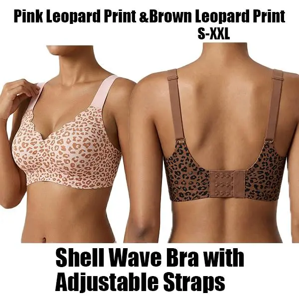 EssElegance Seamless Scalloped Non-Wired Support Bra, Premium Ultra Soft Breathable Fabric, Wide Smoothing Underband Creates Flawless Silhouette, All-Season Casual Invisible Women Lingerie Bralette