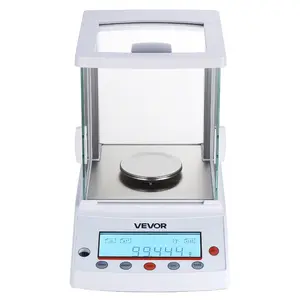 VEVOR Analytical Balance, 120 gx 0.001 g High Precision Accuracy Lab Scale, g/oz/ct/mg 4 Units Electronic Digital Analytical Balance with Glass Draft Shield, for Laboratory Jewelry Pharmacy