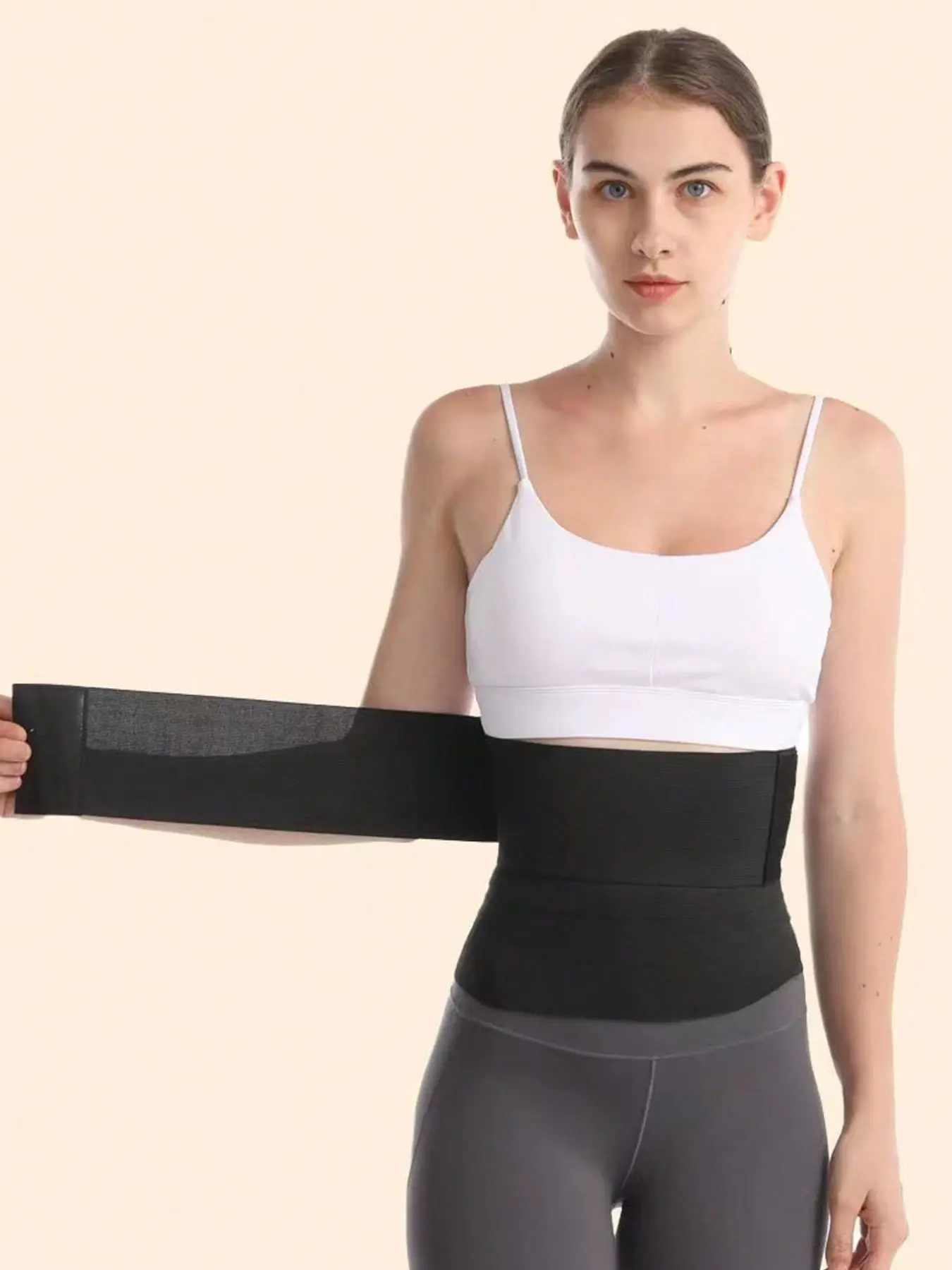 Women's Adjustable Waist Trainer, New Cross-Border Wrapable Shaper, Body Sculpting Belt, Long Compression Band, Waist Training Tool