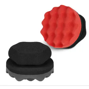 2 Pack Large Tire Shine Applicator Pad, Tire Hex Grip Applicator, Tire Shine Car Detailing Foam Sponge Tool, Reusable Car Cleaning Supplies After Car Wash Tire Cleaner for Applying Tire Shine