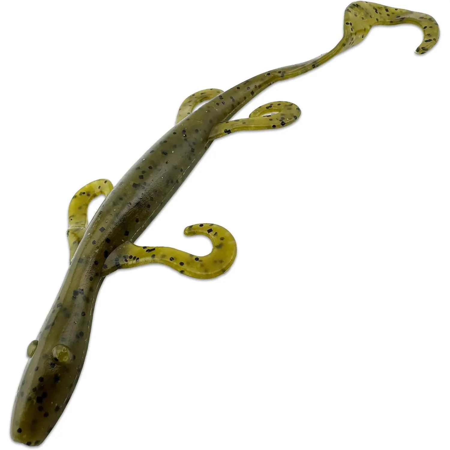 Lizard Soft Lure, 5.5 Inch Scented   for Bass Fishing,   & Tail, Dense Salt  for  Sink, Ideal for Texas &  , 10-Pack