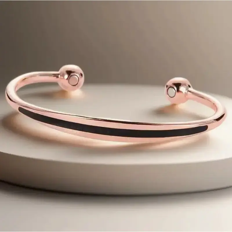 Pure Copper Magnetic Therapy Ball Bracelet High Power Arthritis Pain Relief Cuff Women Men