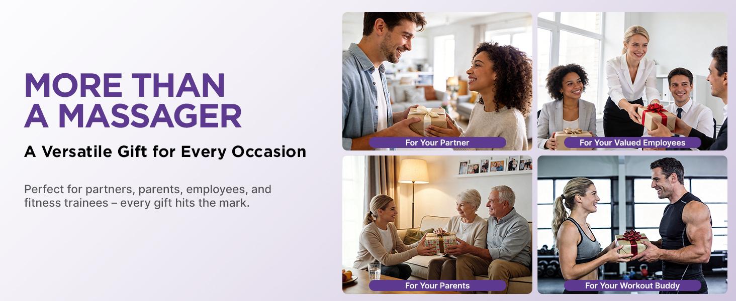 Muscle Roller Massage Roller Stick- Deep Tissue Fascia Blaster for Myofascial Pain Relief, Lymphatic Drainage & Body Sculpting, Handheld Physical Therapy & Recovery Tool (Purple Black-18 inch)