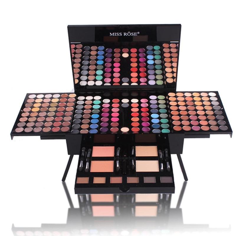 Multicolor Makeup Palette Set, 180-Color Eyeshadow, Blush and Highlighter Palette, Portable Good Girl Cosmetic Palette for Women, Complete Makeup Kit Multicolor Makeup Palette Set, 180-Color Eyeshadow, Blush and Highlighter Palette, Portable Good Girl Cosmetic Palette for Women, Complete Makeup Kit