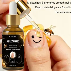 Bee Venom Nail Essence Oil, 24-Hour Long-Lasting Nourishment, Ideal for Dry, Cracked, Fragile Nails, Summer Daily Nail Care Essential