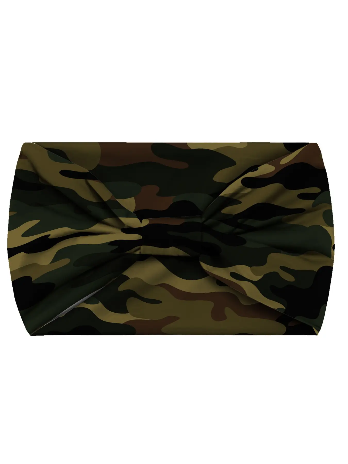 Stylish Camouflage Printed Elastic Headbands, Perfect for Yoga And Sports As Autumn And Winter Additions, Workout Headband