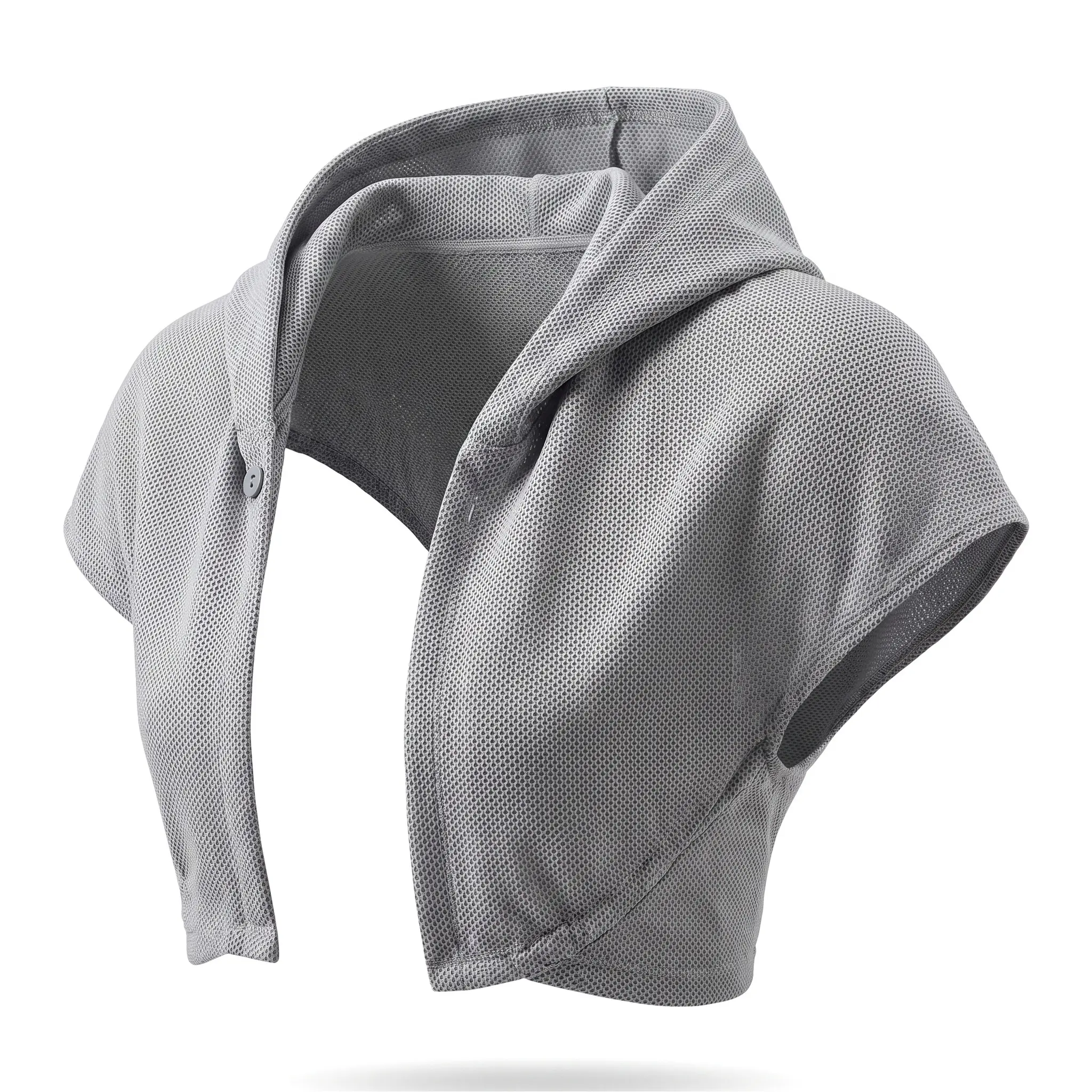 Quick Dry Cooling Hooded Towel For Gym Sun Protection Sports Towel Microfiber Instant Chill Feel Sweat Wicking U Shape Design For Running Hiking