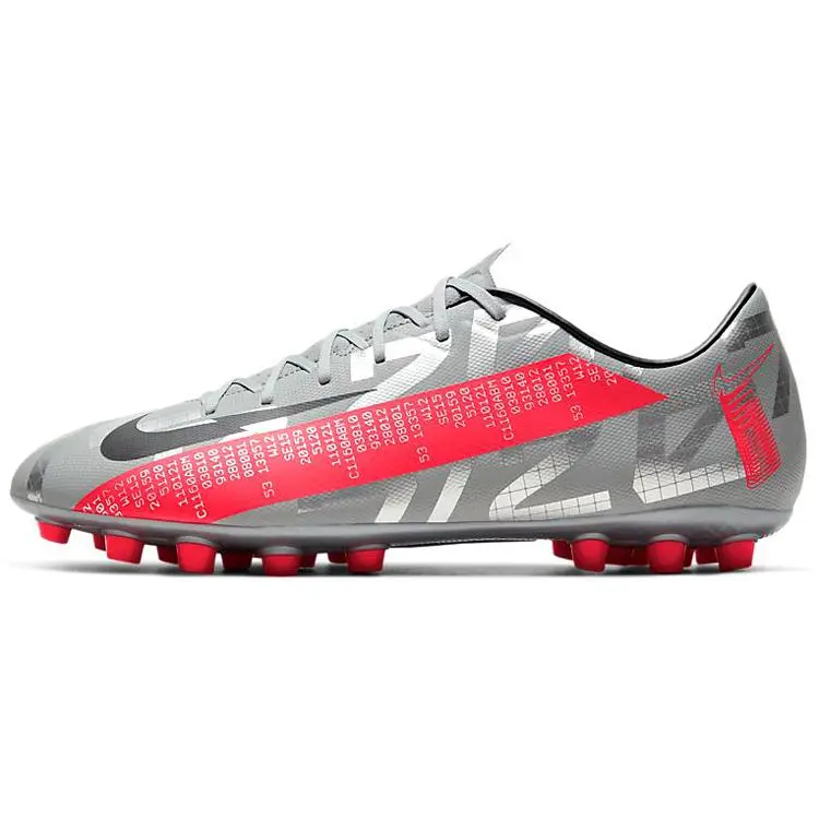 Nike Mercurial Vapor 13 AG Soccer Cleats for Men and Women – Gray and Red Verifiable, with credentials and supporting global authentication