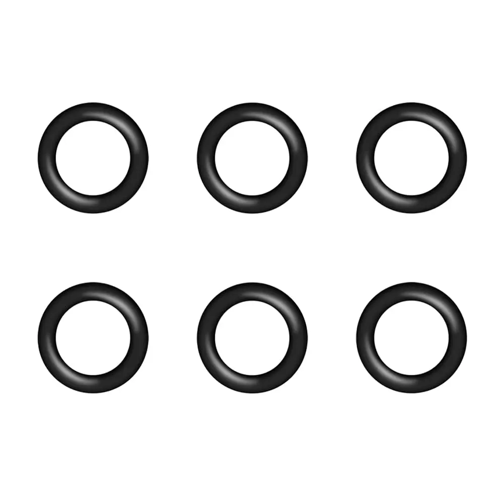 6 count  O Ring for Soft Nose P.O.L. Fittings  Gasket | Rubber Leak-Proof Sealing, For   Cylinder, Gas Adapters, Valves, Regulators