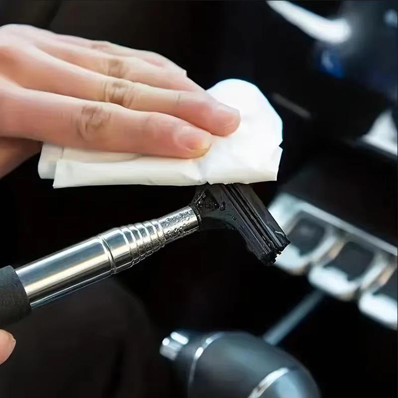 Stainless Steel Car Rearview Mirror Wiper, Retractable Car Glass Cleaning Tool, Window Cleaning Brush, Car Windshield Cleaner, Car Wash Accessories Stainless Steel Car Rearview Mirror Wiper, Retractable Car Glass Cleaning Tool, Window Cleaning Brush, Car Windshield Cleaner, Car Wash Accessories