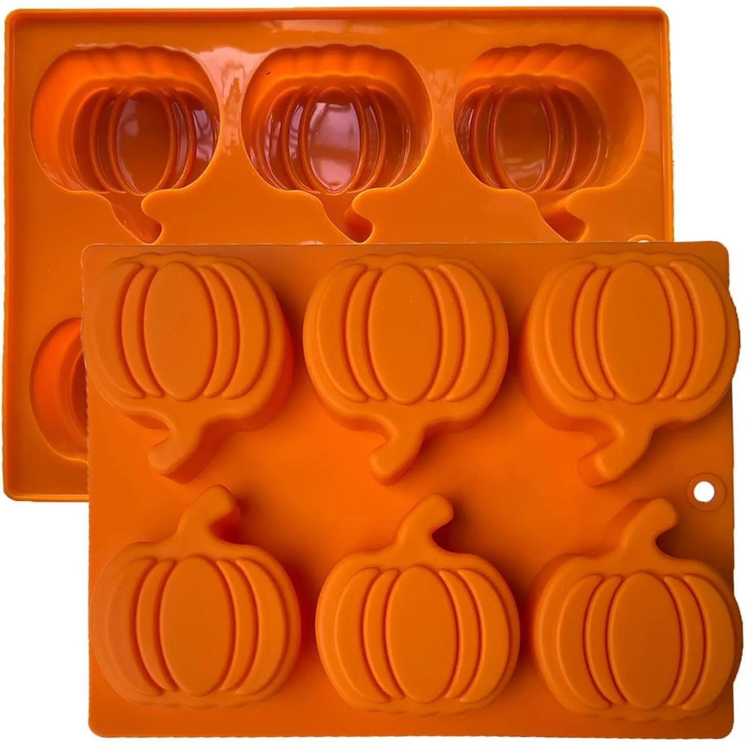 2 count Pumpkin Cake Pan Fall  Molds Mold Pumpkin Cake Mold, 12 Cavity