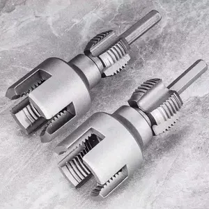 Home Water Pipe Threader Tool, Universal 46mm Electric Drill Tap Tool, Suitable for Ppr Pe PVC Pipes, New Type Thread Cutter