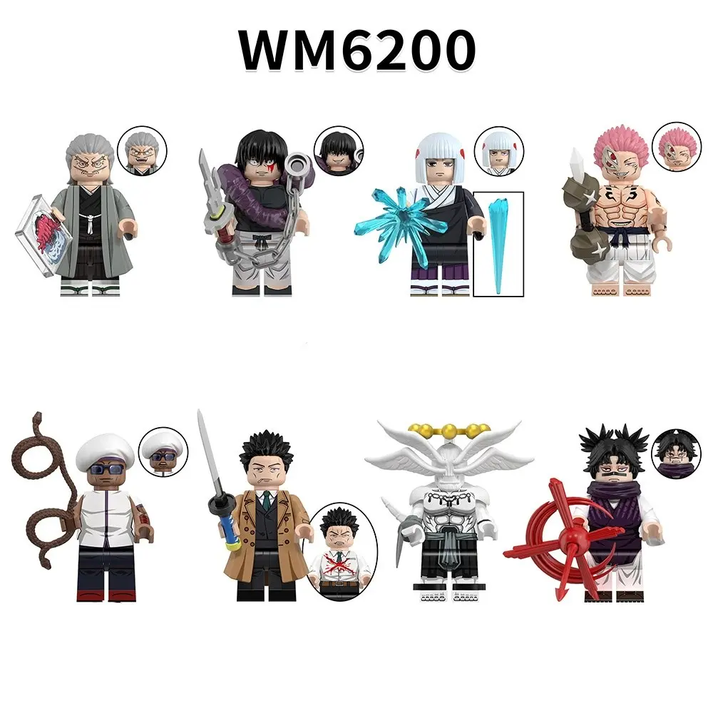 Wm6200 Anime Series Kids Building Toy Set, Assemble Figurines, Export Bagged Lego-Like Figures, Fun Educational Playset for Children
