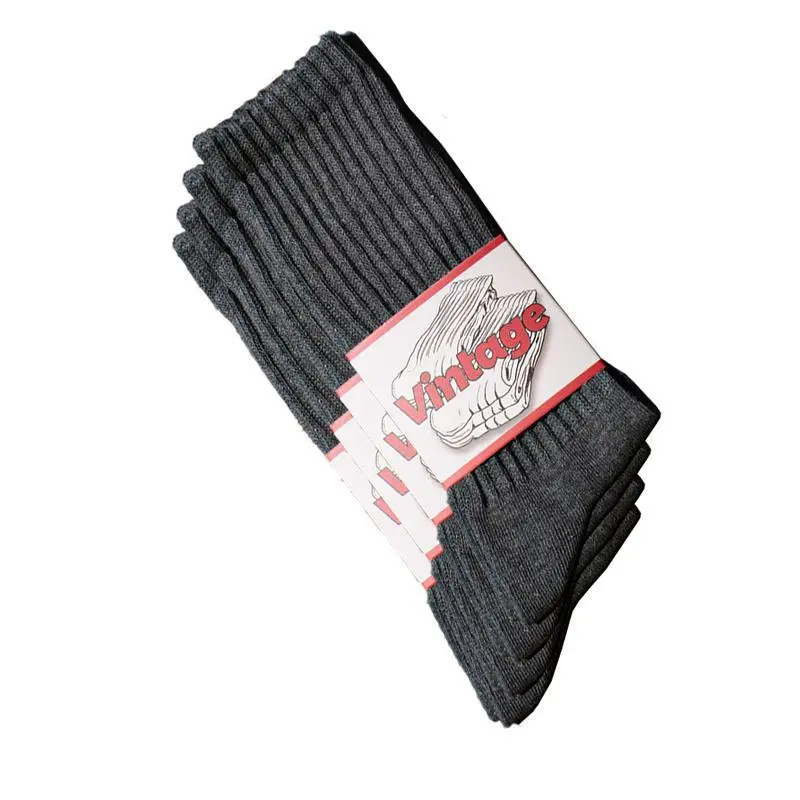 4 Pairs - Medium Heather Grey (New Color)