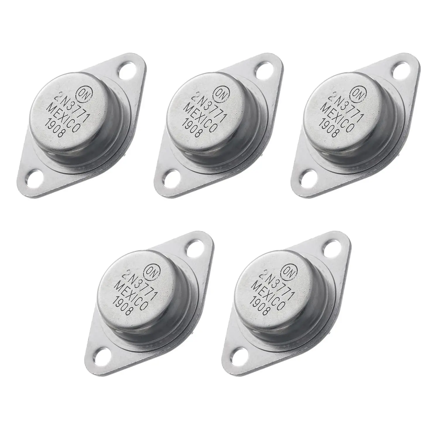 5pcs 2N3771 High Power NPN Silicon Power Transistors 40V 30A,to-3. | 2N 3771