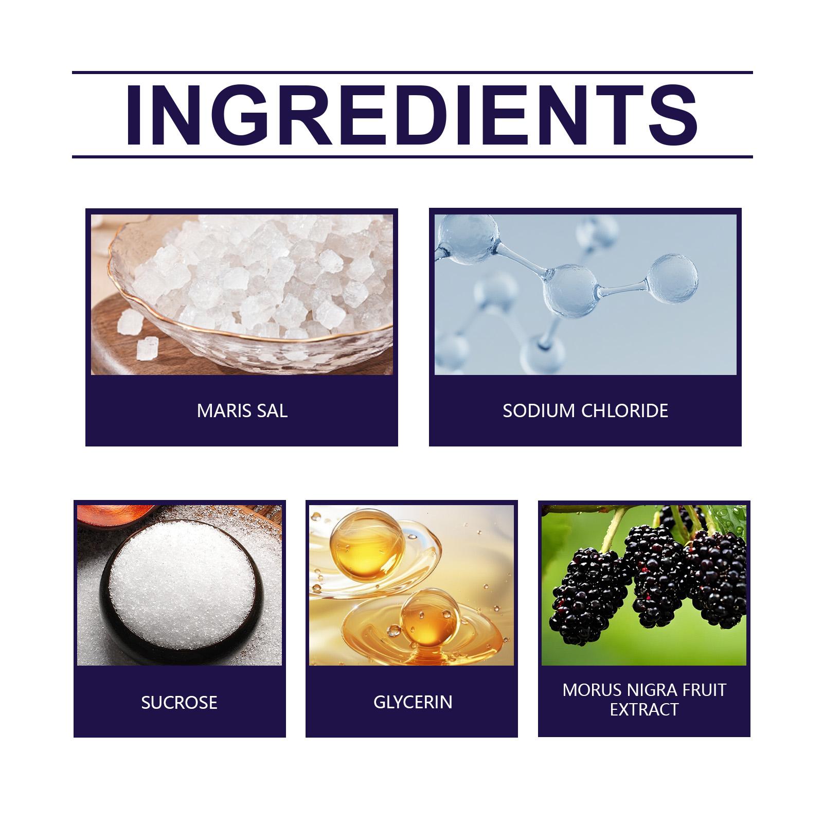 EELHOE Blackberry Sugar Body Scrub, Gentle Cleansing Exfoliating Smooth Skin Hydrating Moisturizing Scrub