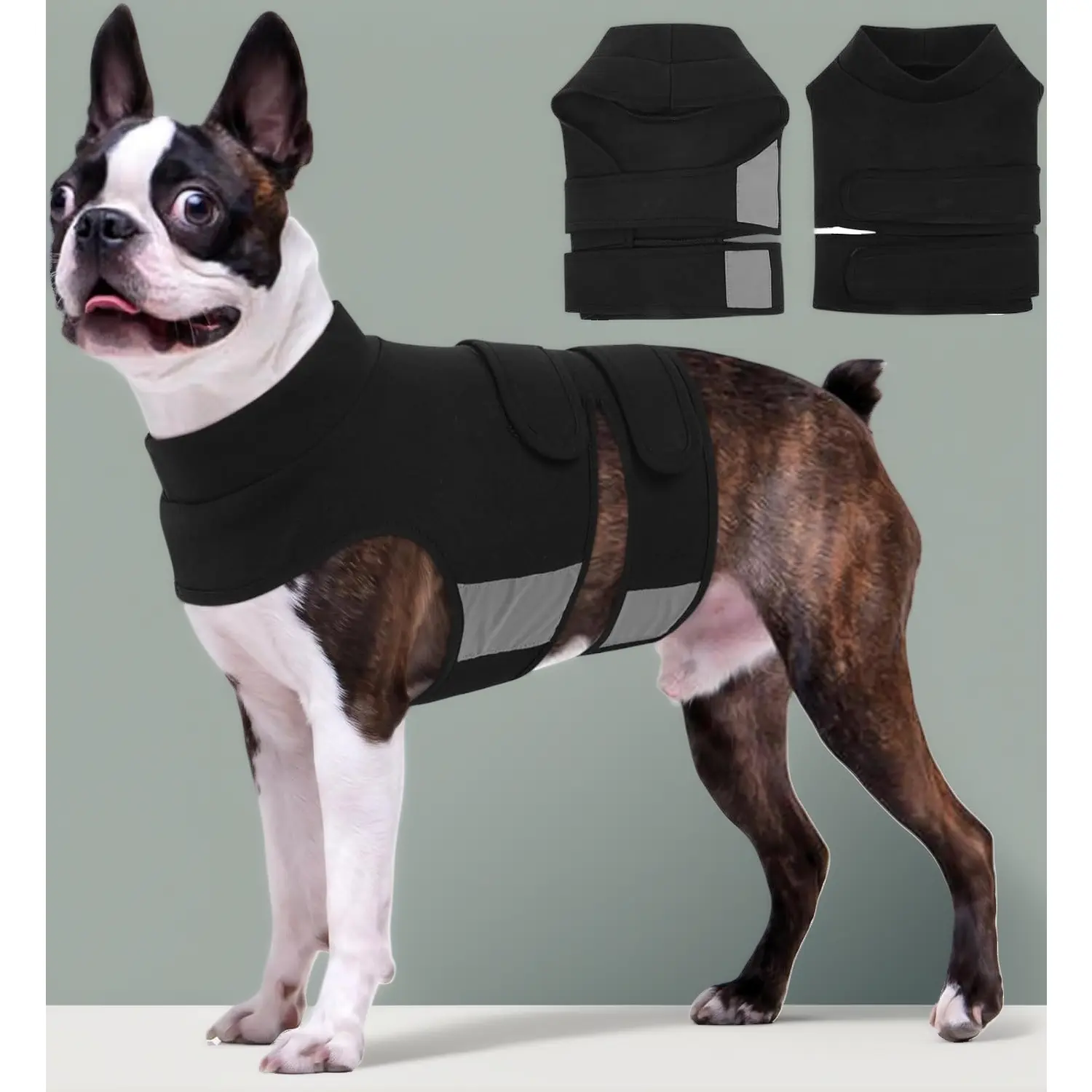 Dog Anxiety Vest for Dogs – Calming Dog Jacket for Anxiety Relief, Adjustable Anxiety Wrap Shirt for Small Medium Large Dogs, Soothing Pet Vest for Fireworks, Thunderstorms, Vet Visits, Travel, XS